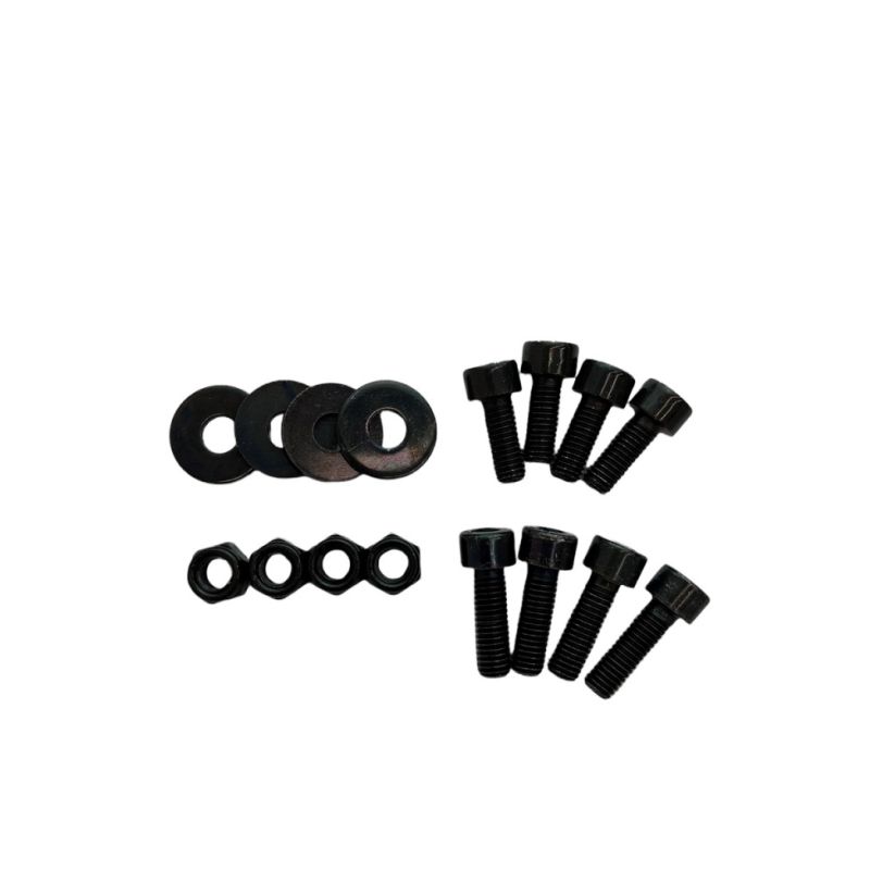 SPARCO SCO50001ZN Bottom Seat Mount Hardware Kit Black Zinc