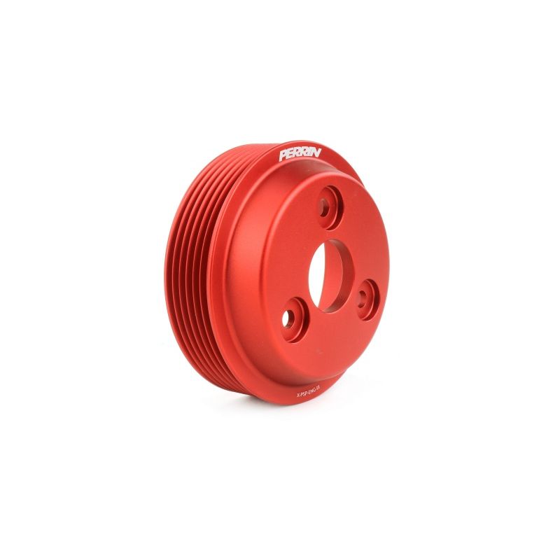 Perrin 2020+ Subaru Forester / Crosstrek Lightweight Water Pump Pulley - Red