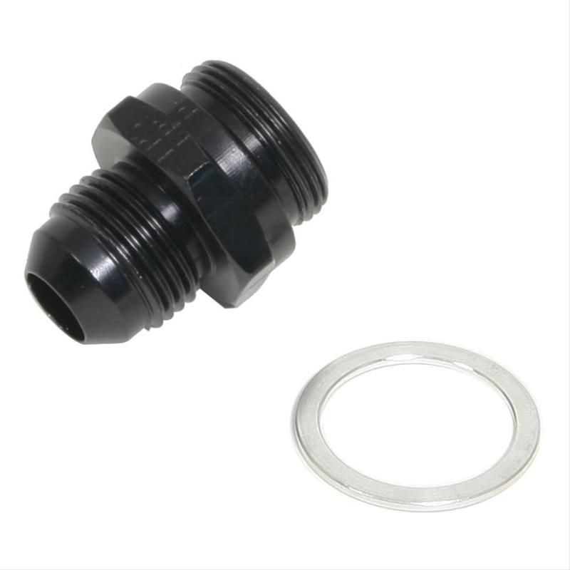 FRAGOLA FRG491948-BL Carb Adapter Fitting #8 x 7/8-20 Black