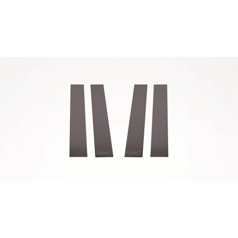 Putco 402669BPGM-2 14-18 GMC Sierra LD - Fits Double Cab/Crew Cab Black Platinum Pillar Posts