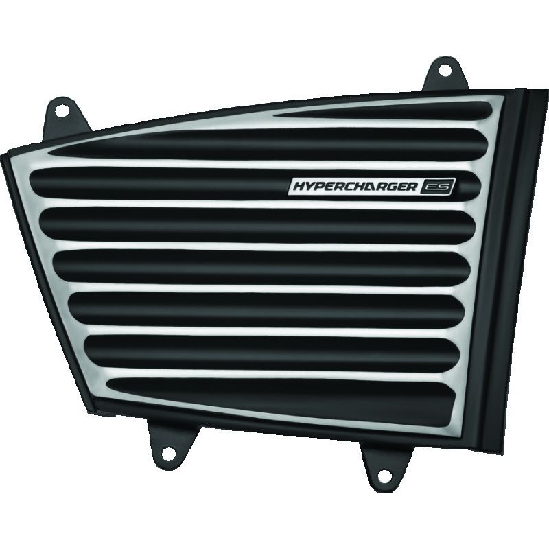 Kuryakyn 9369 Classic Faceplate Hypercharger ES Black & Chrome
