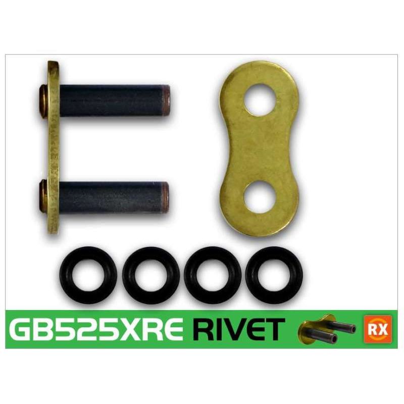 RK Chain GB525XRE-RL GB525XRE-RIVET - Gold
