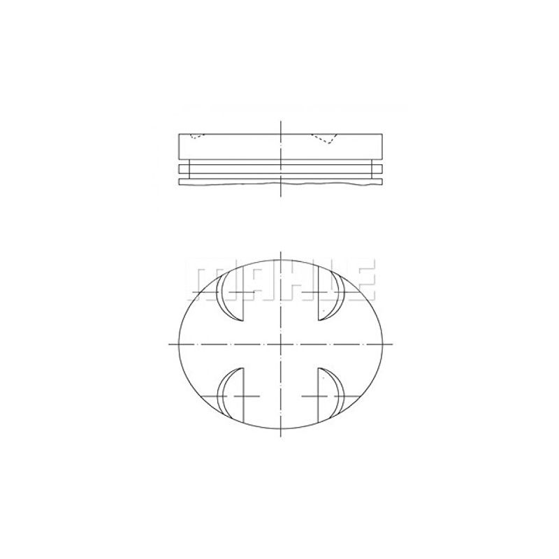 MAHLE 083 15 00 Engine Piston