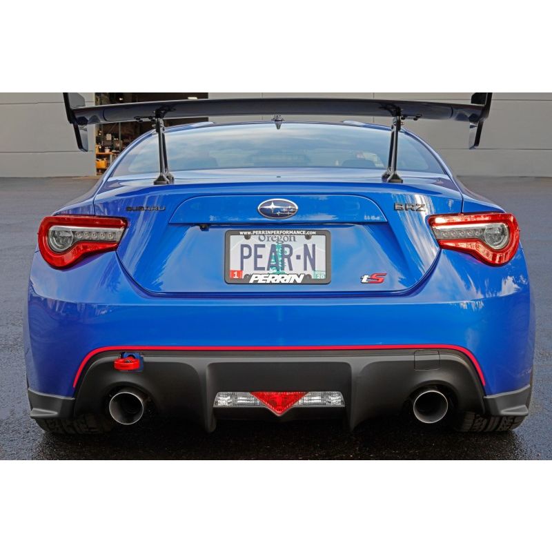 Perrin Subaru BRZ/Scion FR-S/Toyota 86 Tow Hook Kit (Rear) - Red