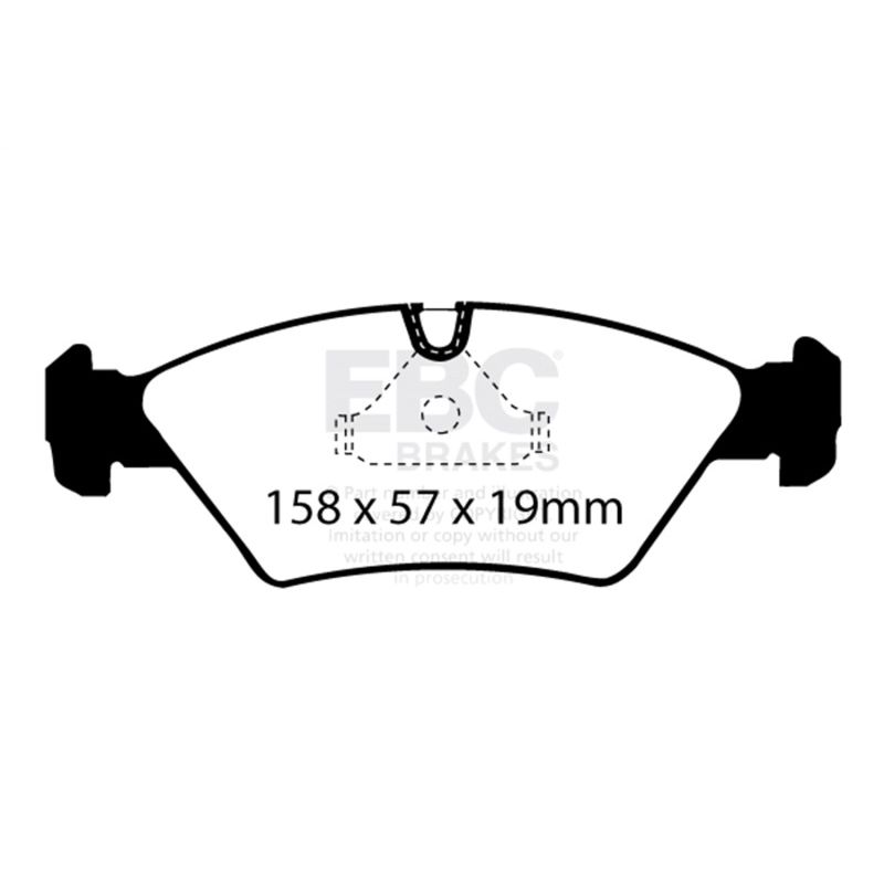 EBC 87-91 BMW M3 E30 Bluestuff Front Brake Pads