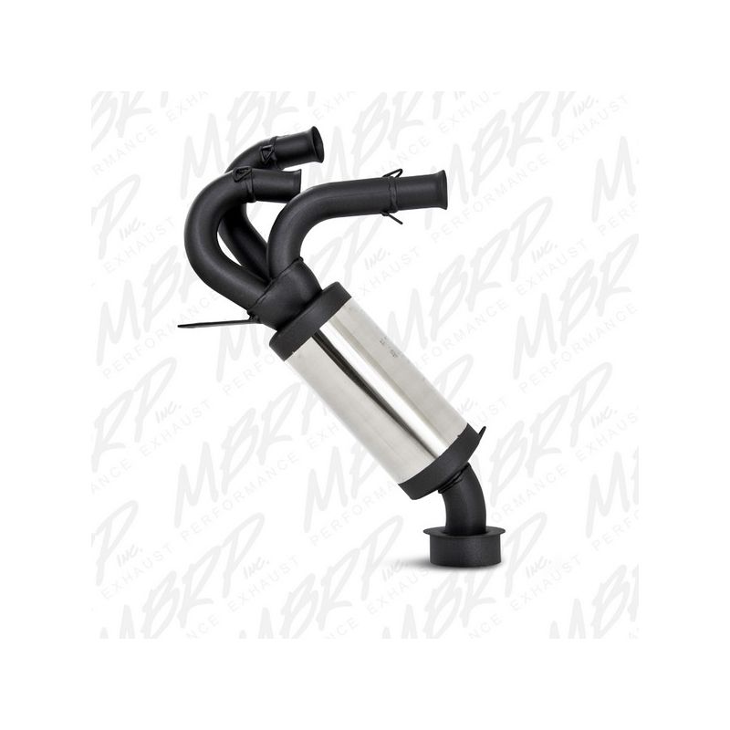 MBRP Exhaust 3010311 Race Muffler; Bolt-on Design; Packed Muffler.