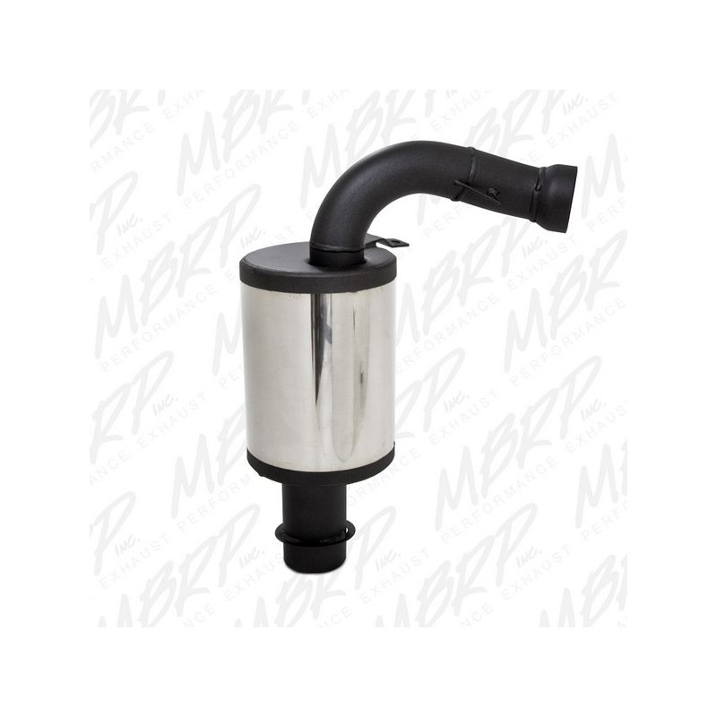 MBRP Exhaust 3025210 Trail Muffler; Bolt-on Design; Packed Muffler.