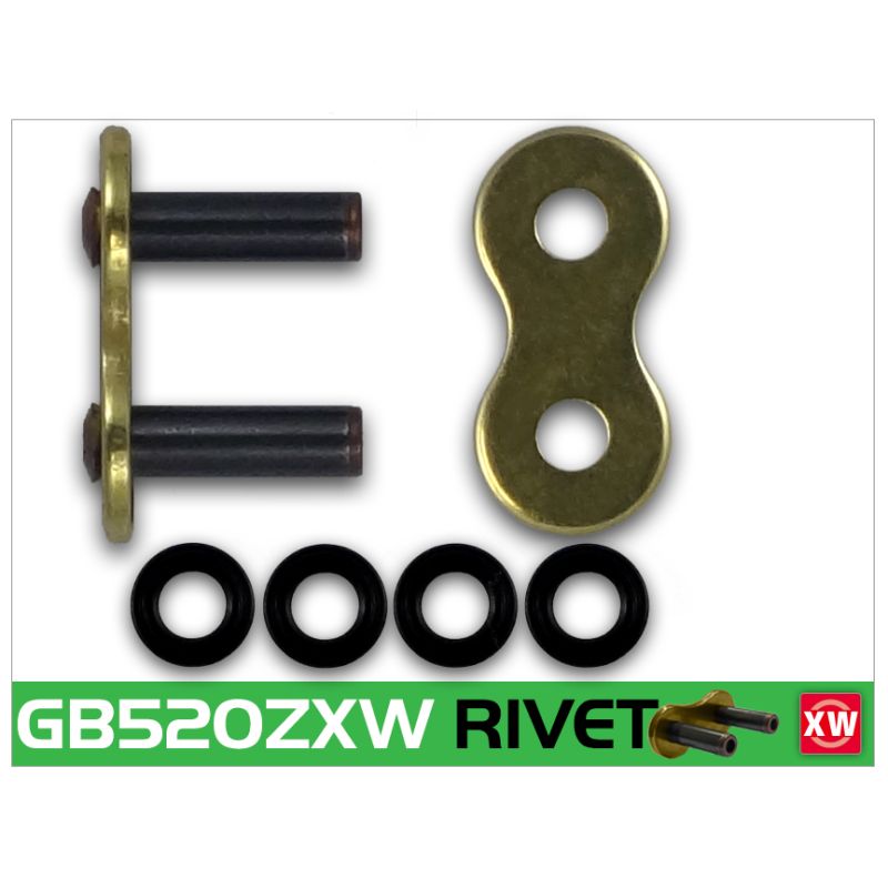 RK Chain GB520ZXW-RL GB520ZXW-RIVET - Gold