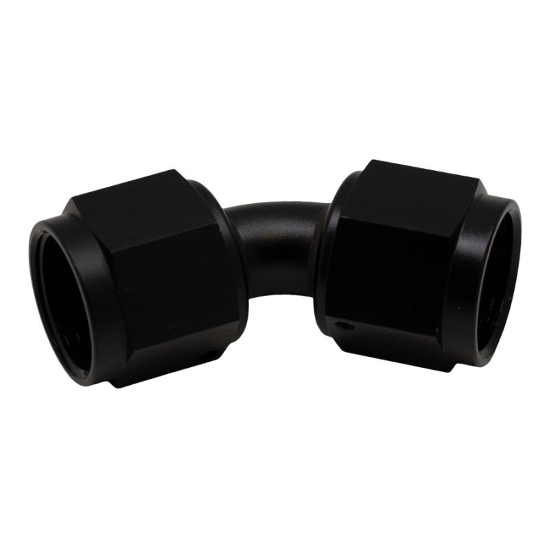 DeatschWerks 8AN Flare Female Swivel 45-Degree to 8AN Flare Female Swivel - Anodized Matte Black