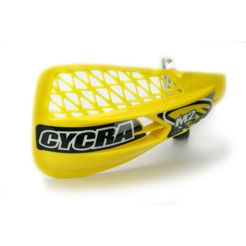 Cycra 1CYC-0225-55XVT M-2 Recoil Vented Handshields - Yellow