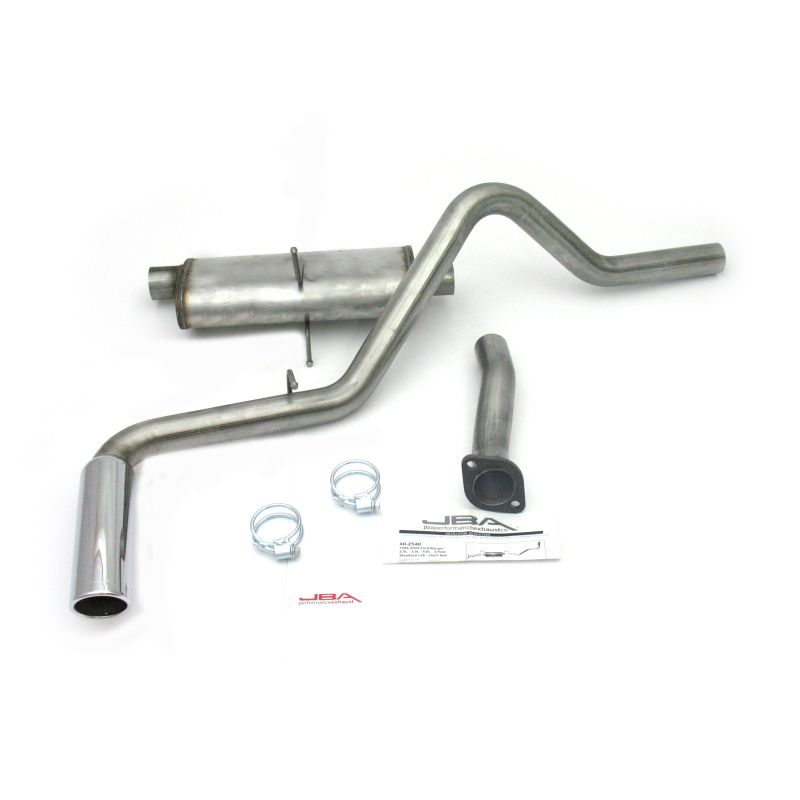 JBA 40-2540 98-11 Ford Ranger Reg Cab/Short Bed 2.5L/3.0L/4.0L 409SS Pass Side Single Exit Cat-Back Exhaust