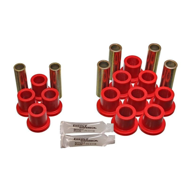 Energy Suspension 4.2102R Fd Trk Rr Sprg Bush O.E.M. - Red