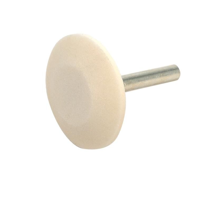 31 INCORPORATED 14-355 A-36 Large Mushroom Stone White 1 5/8in 1/4in (63mm) Shank Diameter