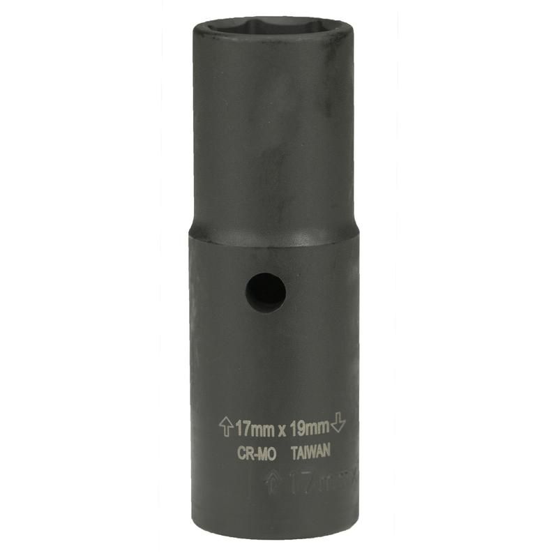 31 INCORPORATED 14-845A 17mm - 19mm Extra Thin Walled Flip Socket 1/2in drive