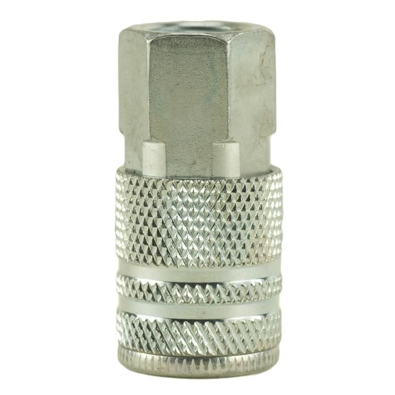 31 INCORPORATED 17-3222 1/4in. Industrial Coupler Steel 1/4in. Threads Female