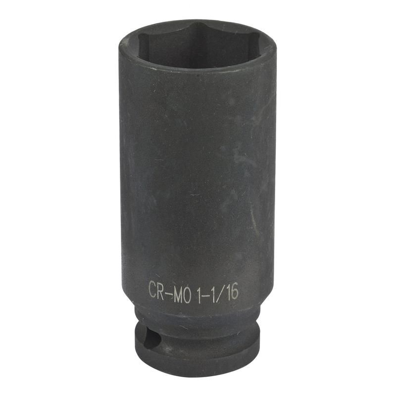 31 INCORPORATED 18-570 1/2in Drive Xtra Thin Wall Deep Length Socket SAE - 1-1/16in