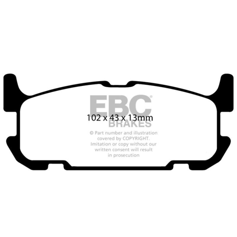 EBC 04-05 Mazda Miata MX5 1.8 (Sports Suspension) Ultimax2 Rear Brake Pads