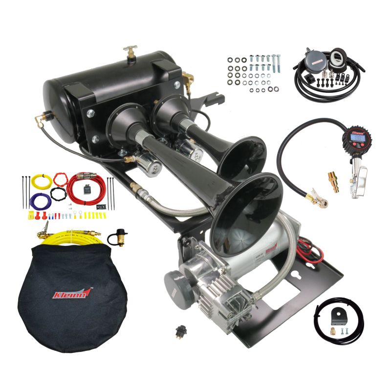 Kleinn Air Horns TJXTREME Kleinn 97-06 Jeep Wrangler TJ Onboard Air System w/ Model 220 Horns