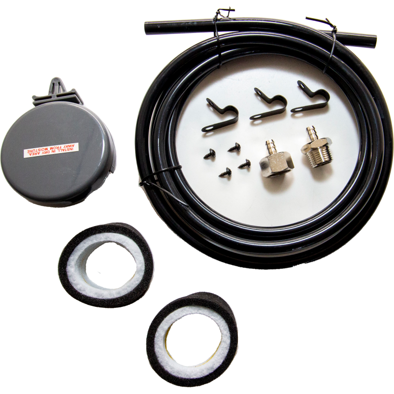 Kleinn Air Horns 6811 Kleinn 3/8In Snorkel Kit w/ Air Filter/ Spare Elements/ / Snorkel Tubing