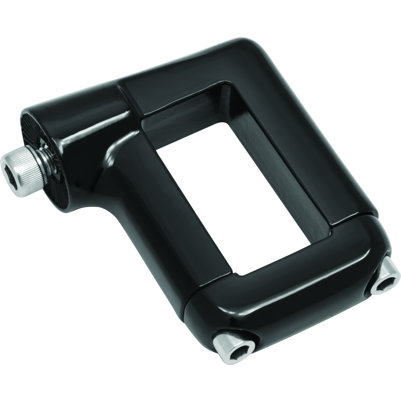 Kuryakyn 3118 Side Mount License Plate Clamp Black