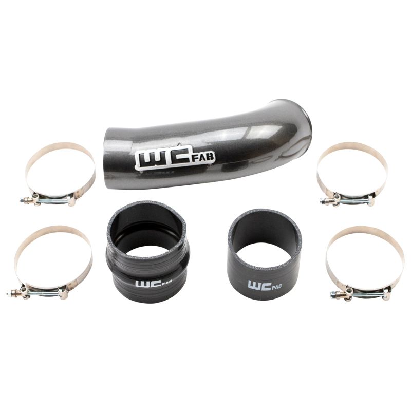 Wehrli WCF100720-GB 2020-2024 Chevrolet 6.6L L5P Duramax 4in Intake Pipe (Use w/OEM Air Box) - Gloss Black