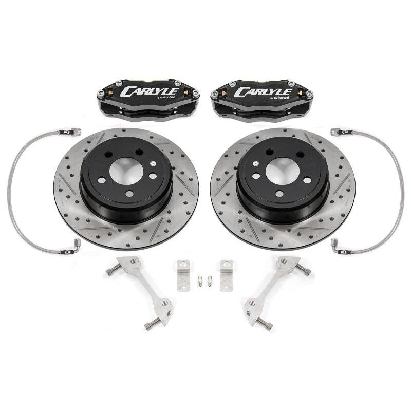 BMR Suspension DBK110 BMR 08-23 Dodge Challenger Brake Kit For 15in Conversion Black Calipers Non-Demon/Redeye