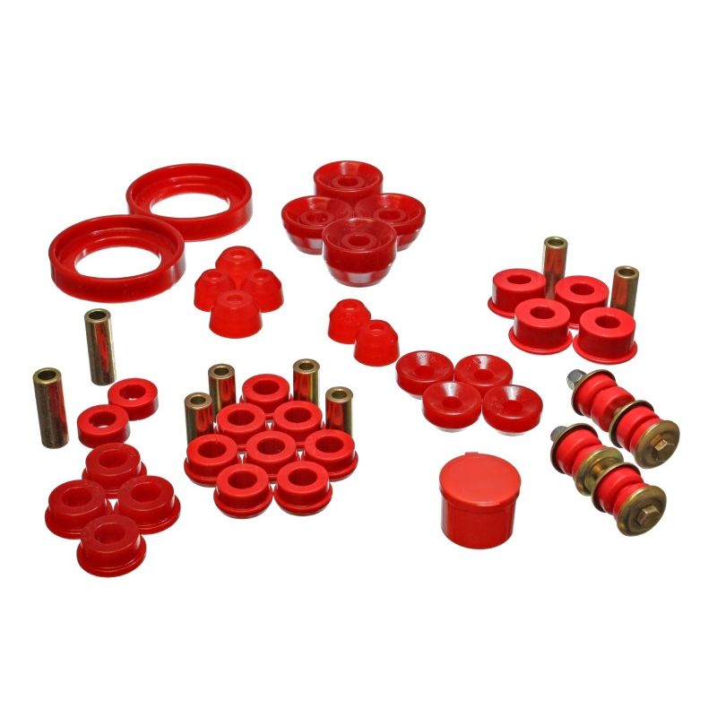Energy Suspension 94-97 Honda Accord/Odyssey Red Hyper-Flex Master Bushing Set