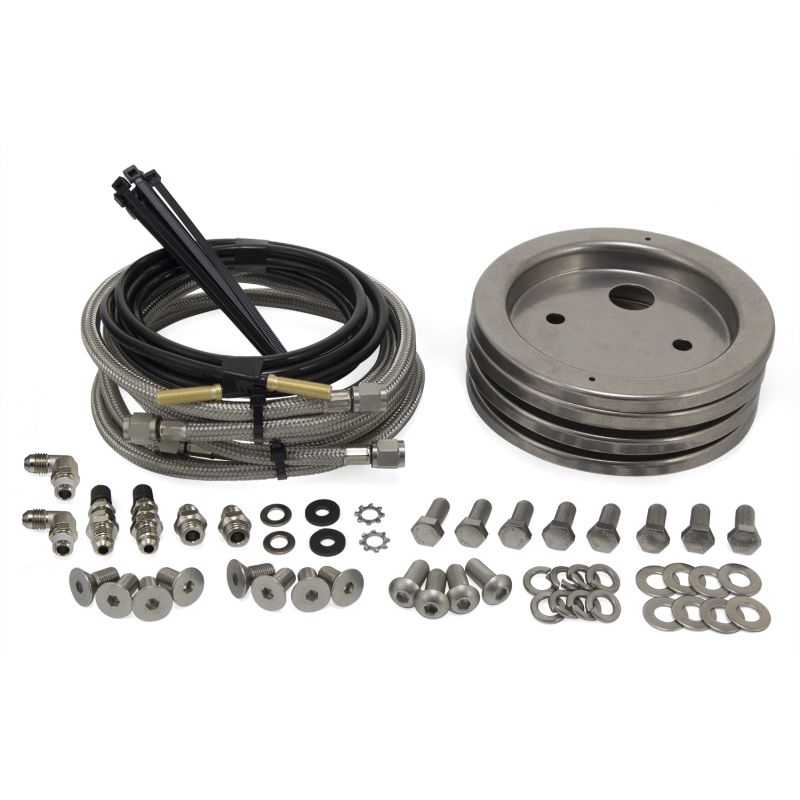 Air Lift Loadlifter 5000 Ultimate Plus Complete Stainless Steel Air Lines Upgrade Kit (Inc 4 Plates)