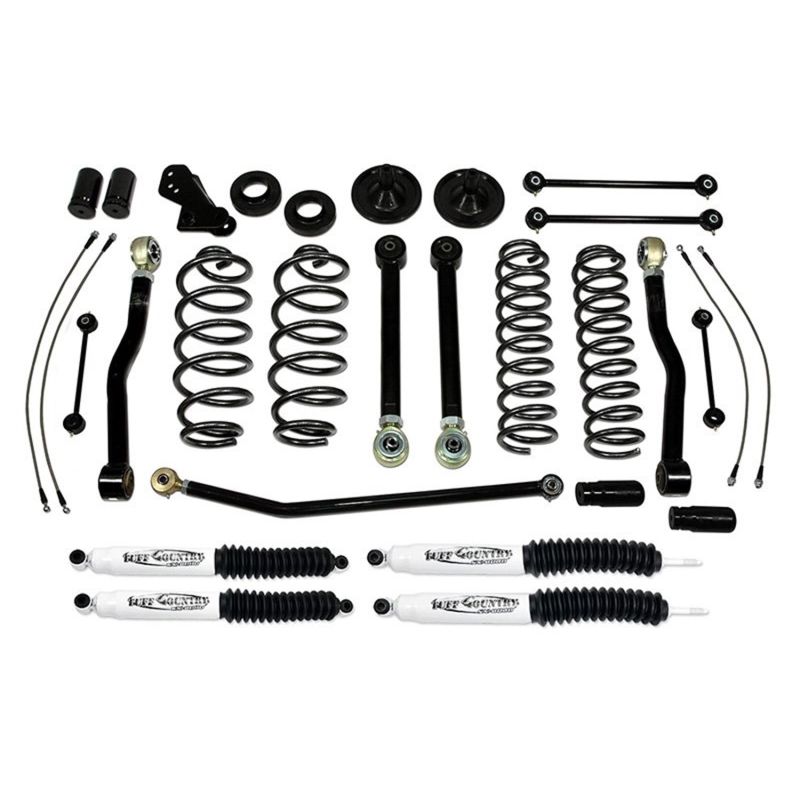 Tuff Country 44000 07-18 Jeep Wrangler JK (4 door Only) 4in Lift Kit EZ-Flex (No Shocks)