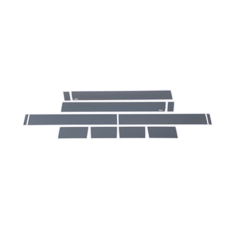 Putco 9751207BP 07-13 Chevy Silverado Crew Cab 5.5 Box - 6in Wide (12pcs) Black Platinum Rocker Panels