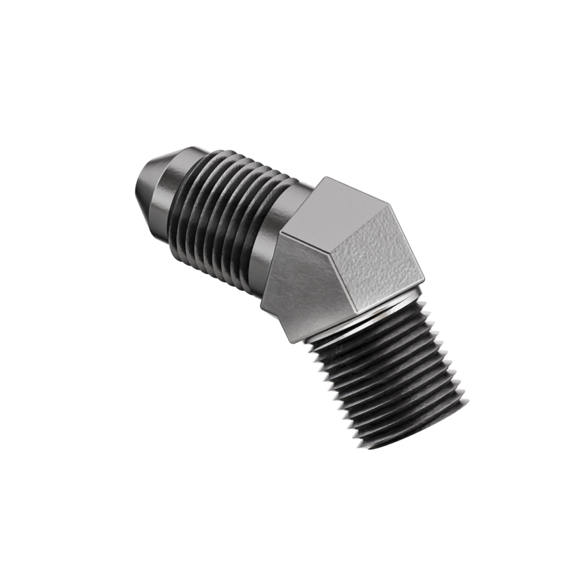 Goodridge P823-03P3 45 Deg Male Adaptor AN3 to 1/8 NPT