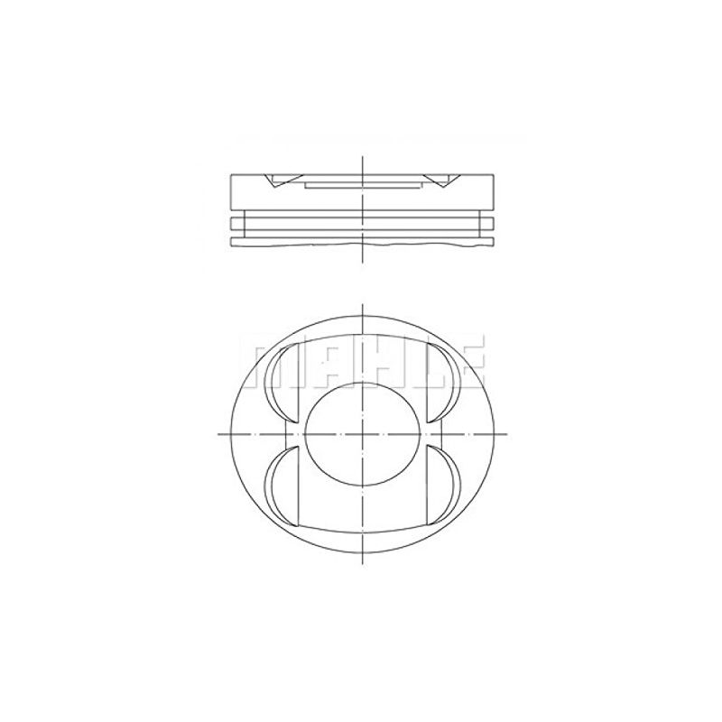 MAHLE 001 14 00 Engine Piston
