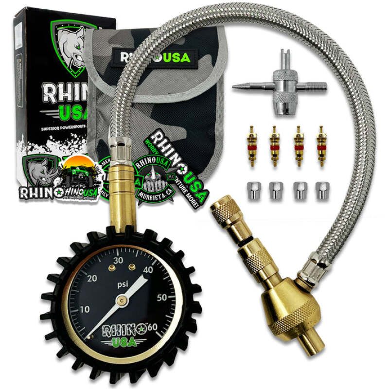 Rhino USA DEFLATOR-GAUGE 60Psi Tire Deflator Gauge