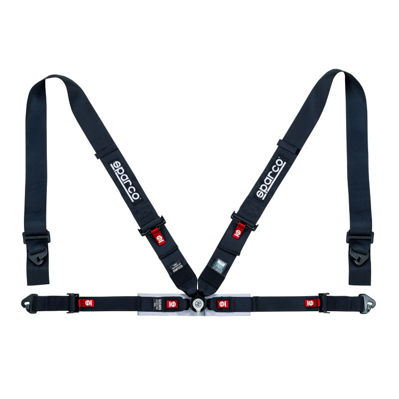 Sparco Belt 4Pt 3in/2in Competition Harness - Black