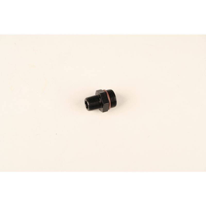 FRAGOLA FRG494001-BL #10 ORB x 3/8 MPT Adapter Fitting Black