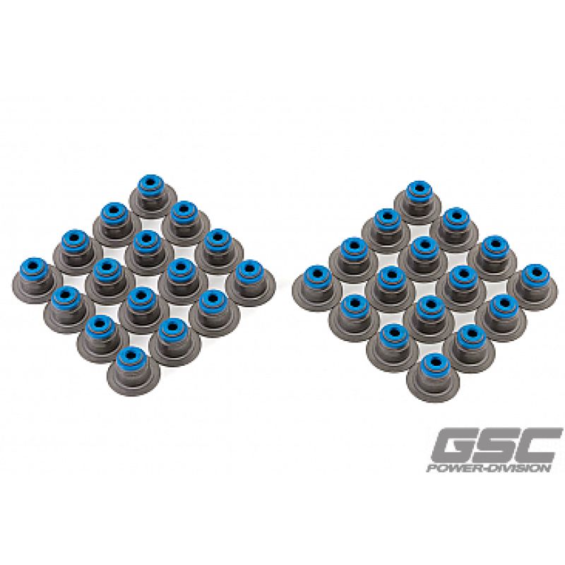 GSC Power Division 1102 GSC P-D Ford Mustang 5.0L Gen 3 Coyote Valve Stem Seal w/Integrated Spring Seat - Set of 32
