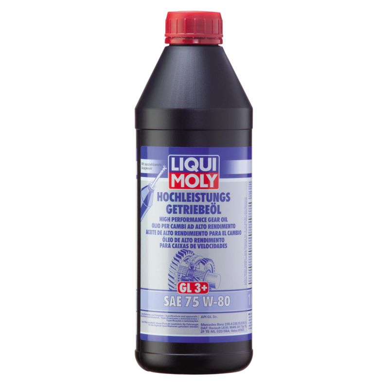 LIQUI MOLY 1L High Performance Gear Oil (GL3+) SAE 75W80