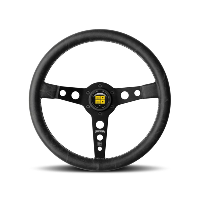 Prototipo Heritage Steer ing Wheel Leather Black