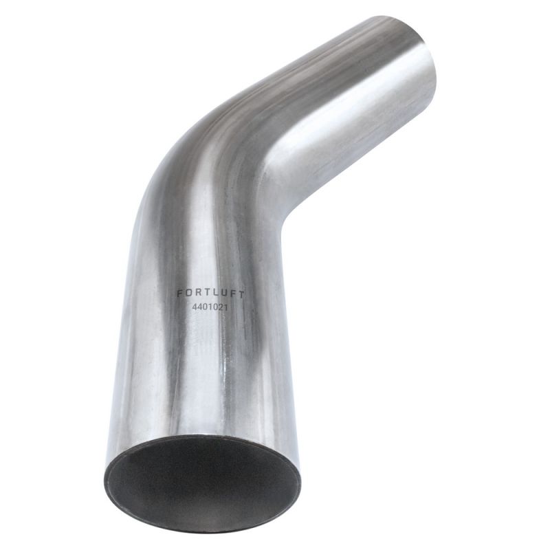 FORTLUFT 4401021 Universal Mandrel Exhaust Bend Pipe 45 Degree Stainless Steel, 2.25''/57mm