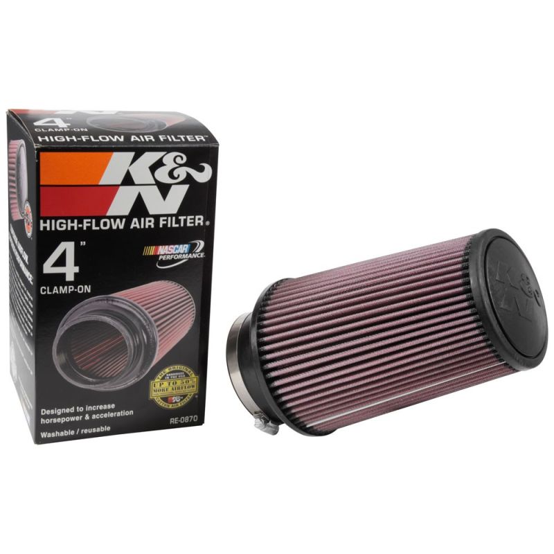 K&N RE-0870 Universal Clamp-On Air Filter