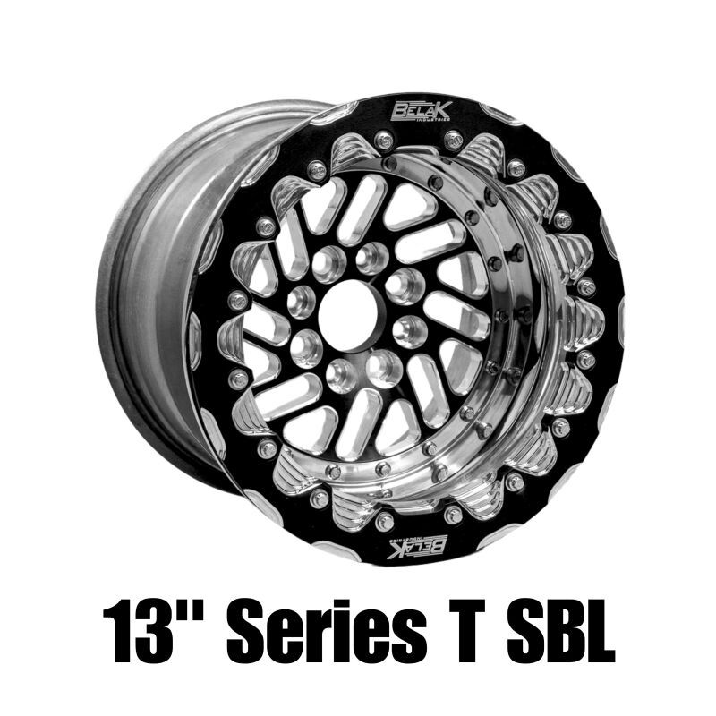 Belak Wheels 13104100ST5BS-SBL Belak 13x10 / 5in BS / 4x100 BP / High Pad / Series Twisted Wheel - Single Beadlock