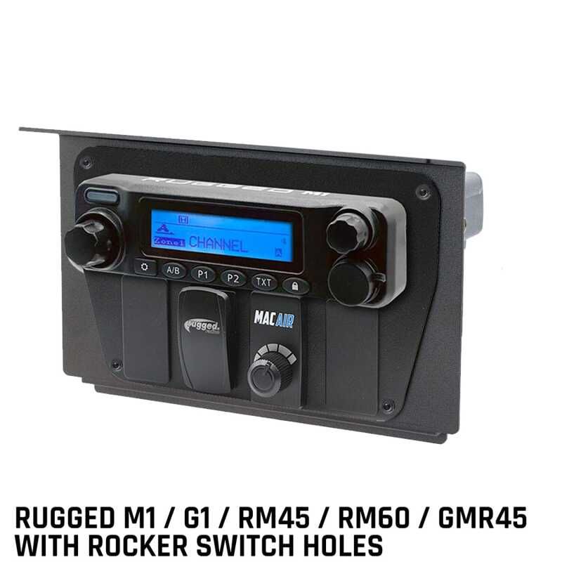 Rugged Radios MT-XP1-MM-GMR25 Polaris XP1 Mount Kit - M1 / G1 / RM60 / GMR45 - Rugged GMR25