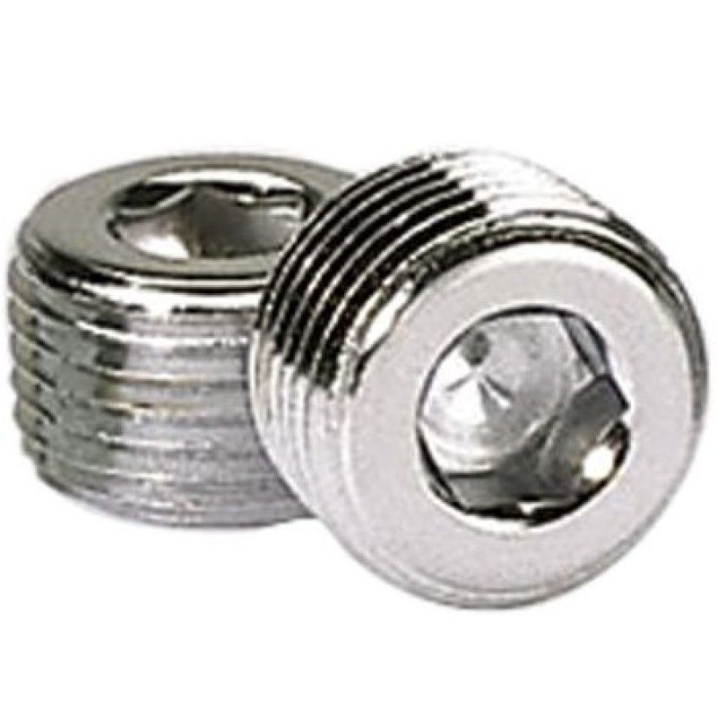 MOROSO MOR39153 1/2in. NPT Chrome Pipe Plug 2 Per Package