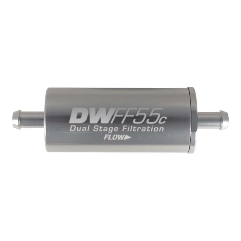 DeatschWerks 8-03-55C-010K 5/16in 10 Micron 55mm In-Line Fuel Filter Kit