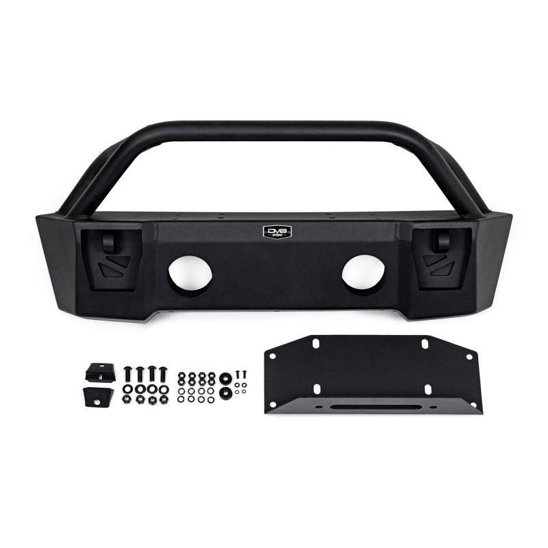 DV8 Offroad FBJL-04 07-22 Jeep Wrangler JK/JL Pocket Front Bumper