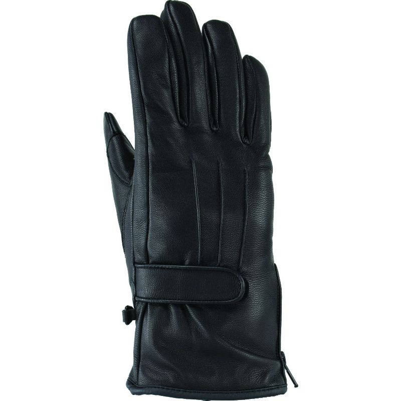 Kuryakyn 094517 Leather By River Road Taos Cold Weather Gloves Black Womens - Medium