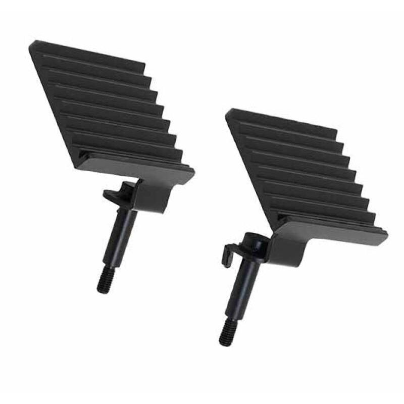Fishbone Offroad 07-18 Jeep Wrangler JK - Foot Peg Set - Black