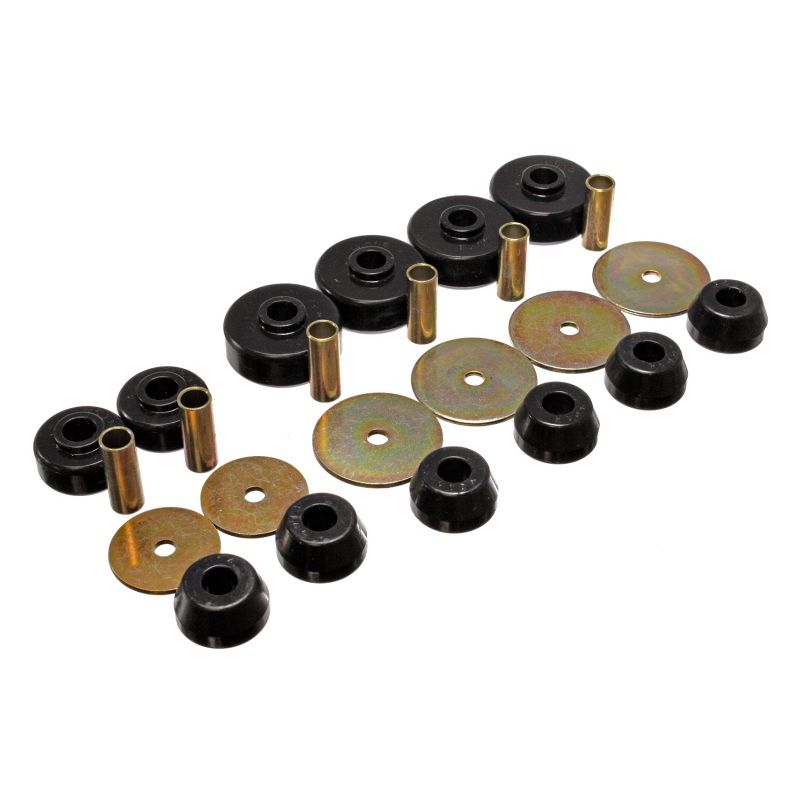 Energy Suspension 79-88 Toyota 4WD (Exc T-100 & Tundra) Black Body Cab Mount Set