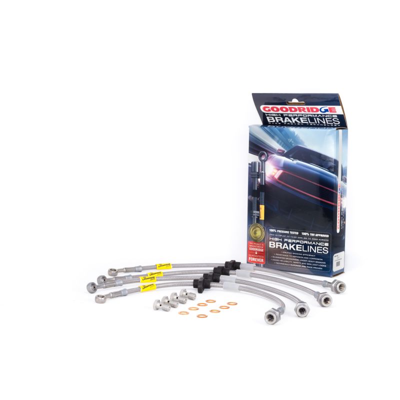 Goodridge 20037 97-01 Honda Prelude (Base Model) Stainless Steel Brake Line Kit