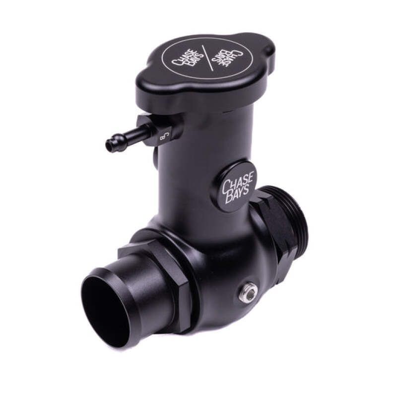 Chase Bays CB-IFN-150-20ORB-RADCAP-A 20ORB to 1.50in (38mm) Hose Raised Inline Filler Neck  w/ Cap